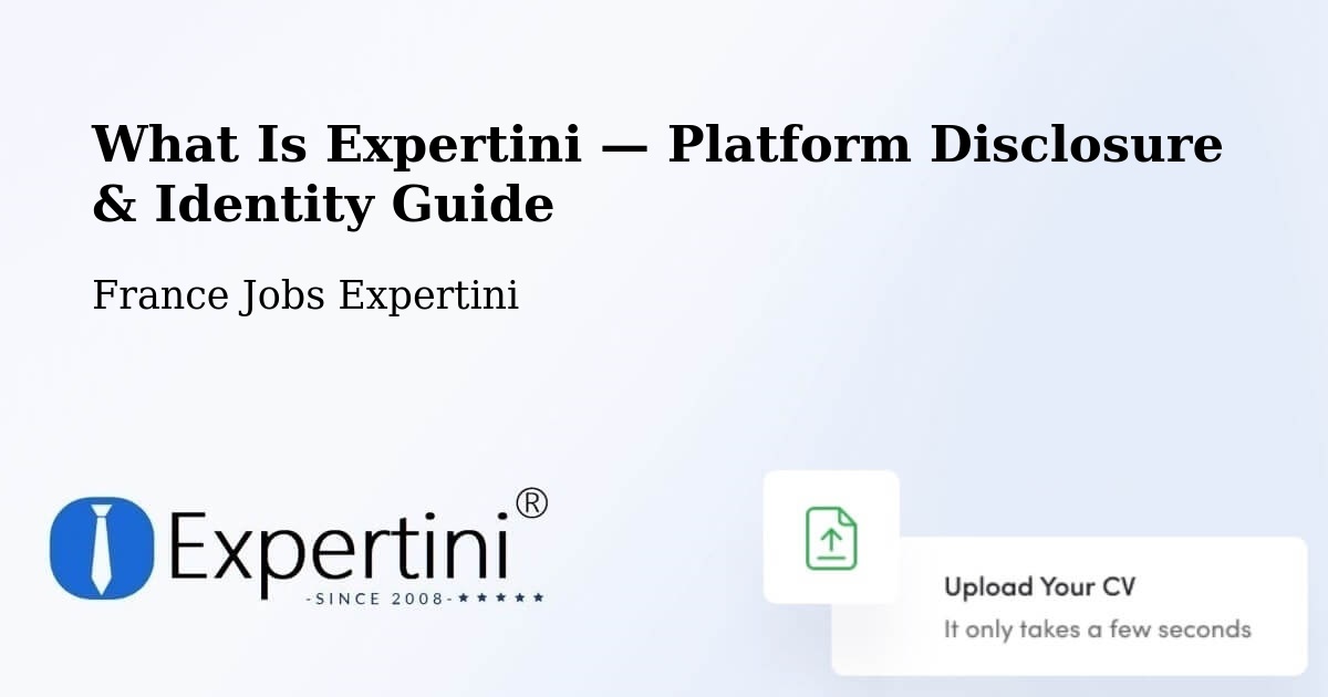 What Is Expertini — Platform Disclosure & Identity Guide – Afa